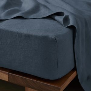 Ravello Linen Fitted Sheet - King Single
